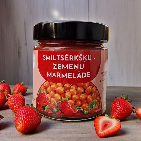 Smiltsērkšķu-Zemeņu Marmelāde 200ml